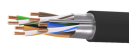 Кабель витая пара кат. 5E экранированный F/UTP, 4 пары, нг(А)-HF RN5EFUK01UBK