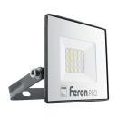 Прожектор светодиодный LL-1000 20W 6400K черный IP65 41538  FERON