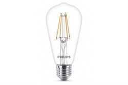 Лампа светодиодная LEDClassic 6-60W ST64 E27 830 CL N - LED FIL (929001975013)