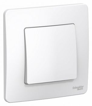Blanca скрытой установки Белый Переключатель 1-кл 10А, 250B (BLNVS010601)