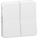 Mureva Styl Белый Переключатель 2кль IP55 (MUR39022)