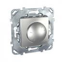Unica Top Алюминий Светорегулятор поворотный (диммер) 40-400Вт (MGU5.511.30ZD)