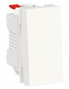 Unica New Modular Белый Выключатель 1-клавишный сх.1 10 AX 250В 1 модуль (NU310118)