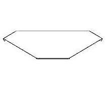 Крышка угла горизонтального 90° для лотка 400 (КУГ 90А40Н5)