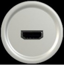 Накладка Celiane розетки aудио/видео тип HDMI, титан (68516)