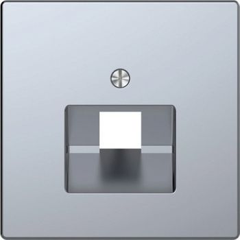 Merten D-Life Нержавеющая сталь Накладка розетки компьютерной 1хRJ45 (MTN4521-6036)