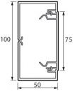  Кабель-канал 100x50мм (638081)