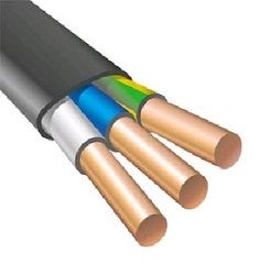 Кабель ВВГнг-LS 3х2,5 плоский (Электрокабель Кольчугино)