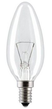 Лампа накаливания свеча ДС   60W  230V  E14  660lm 4810053020800