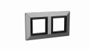 Рамка из металла, "Avanti", темно-серый, 4 модуля  4403854  ДКС