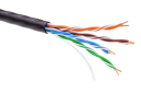 Кабель витая пара кат. 5E неэкранированный U/UTP, 4 пары, светостабилизированный ПЭ RN5EUUKPEBK