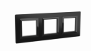 Рамка из натурального стекла, "Avanti", черная, 6 модулей  4402826  ДКС