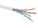 Кабель витая пара U/UTP 4х2 CAT5E PVC белый  RN5EUUPV3WH  ДКС