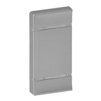 Valena Life MyHome BUS/SCS Алюминий Клавиша без маркировки универсальная 1 мод (755332)