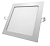 Светильник светодиодный FL-LED PANEL-Q12 4000K L=169мм h=20мм W=160мм 12Вт 1200Лм 619013