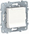 Unica New Белый Розетка с заземлением со шторками с крышкой 16А 250 В IP40 (NU503718TA)