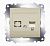 Cosmo Титаниум Розетка компьютерная RJ45 cat 6 + гнездо (619-011400-247)