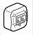 QUTEO Розетка компьютерная х2 RJ45 категория 5е (белый) (782228)