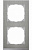 Merten M-Pure Decor Сталь/Алюминий Рамка 2 поста (MTN4020-3646)