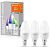 Лампа светодиодная WiFi Candle Multicolour 40 5 W/ RGBW 2700K...6500K E14 470Lm (1х3) 4058075485938