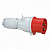 P17 DIY Вилка мобильная 3P+PE 32A 380-415V IP44 (90131)