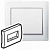 Galea Life Накладка для розетки RJ45 (1 или 2 выхода) или RJ11 2 выхода, жемчужная (771575)