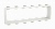 Каркас 6 мод Viva In-liner Front белый  F0003A  ДКС