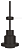 Светильник 1906 PENDULUM PRO BLACK 1хЕ27  68х84mm (длина провода - 3000мм) 4058075153844