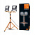 Прожектор светодиодный на штативе LED WORKLIGHT 2X50W 840 TRIPOD IP65 4058075213999