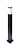 Светильник светодиодный PGB 01-900 E27 230V BL (черный) IP44 столбик 5040717  Jazzway