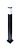 Светильник светодиодный PGB 01-900 E27 230V BL (черный) IP44 столбик 5040717  Jazzway