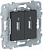 Unica New Антрацит USB-Коннектор 2-местный (NU542754)