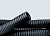 Труба ПНД гофрированная 40мм с протяжкой лёгкая (20м) чёрный  71740  ДКС
