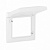 Valena Life Белый Рамка 1 пост с крышкой IP44 (754021)