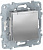 Unica New Алюминий Розетка с заземлением со шторками с крышкой 16 А 250 В IP40 (NU503730TA)