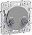 Odace Алюминий Розетка R/TV-SAT оконечная (S53R455)