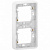 Mureva Styl Белый Рамка 2 поста вертикальная IP55 (MUR39151)