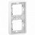 Mureva Styl Белый Рамка 2 поста вертикальная IP55 (MUR39151)