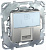 Unica Top Алюминий Розетка компьютерная 1-ая RJ45 кат.6 с полем для надписи (MGU5.425.30ZD)