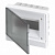 Бокс встраиваемый серая дверь с клеммами 8мод IP40 ABB Basic E BEF402208 (1SZR004002A1203)