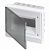 Бокс встраиваемый серая дверь с клеммами 8мод IP40 ABB Basic E BEF402208 (1SZR004002A1203)