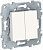 Unica New Белый Переключатель 2-клавишный 2 х сх.6 10 AX 250В (NU521318)