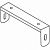 Скоба для подвешивания STP осн.  50 (верх) DKC (BMP1005)