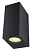 Светильник FL-LED WallBeam-Box Cube-UD004  UP/DN BK 2xGU10  92x68x150мм IP44 613301