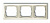 Рамка BASIC 55 х3 с декоративной вставкой, бежевая (BJB2513-92)