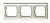 Рамка BASIC 55 х3 с декоративной вставкой, бежевая (BJB2513-92)
