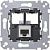 Merten SM&SD Механизм Розетка компьютерная RJ45 кат. 6 STP, 1 пост (MTN4576-0021)
