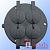 Блок 4 розетки евро кабельные с крышками каучуковые IP44 Bemis (10-310)