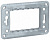Unica New Modular Суппорт Zamak 3 модуля (NU7103)