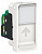 Unica New Modular Белый Розетка компьютерная RJ45 одиночная кат. 5е UTP 1 модуль (NU341018)
